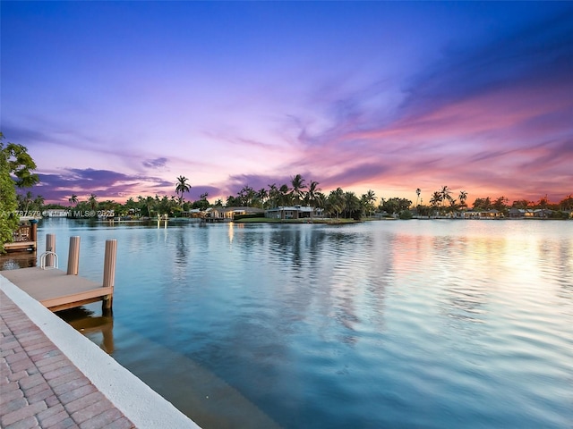 4231 NE 16th Ave, Oakland Park, FL 33334 - dock area featuring a water view