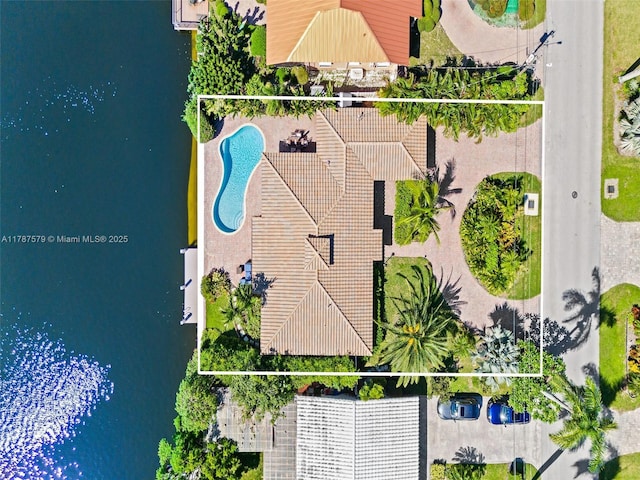 4231 NE 16th Ave, Oakland Park, FL 33334 - aerial overview of property's location featuring property parcel outlined and a pool area
