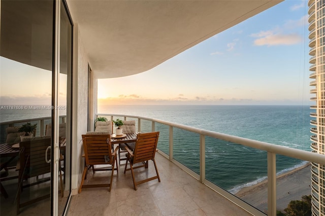 15901 Collins Ave Unit 2502, Sunny Isles Beach, FL 33160 - balcony with a water view