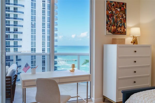 15901 Collins Ave Unit 2502, Sunny Isles Beach, FL 33160 - bedroom with a water view