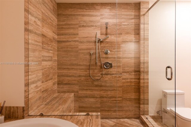 15901 Collins Ave Unit 2502, Sunny Isles Beach, FL 33160 - bathroom with toilet and a stall shower