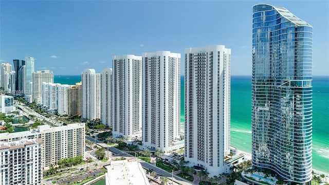 15901 Collins Ave Unit 2502, Sunny Isles Beach, FL 33160 - view of building exterior with a water view and a view of city