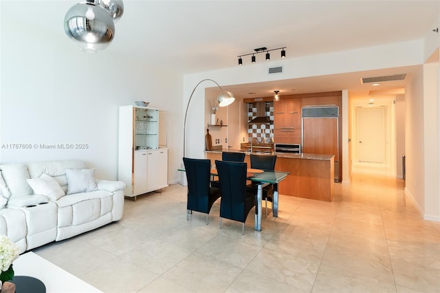 15901 Collins Ave Unit 2502, Sunny Isles Beach, FL 33160 - living room with visible vents and rail lighting