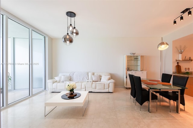 15901 Collins Ave Unit 2502, Sunny Isles Beach, FL 33160 - living room featuring floor to ceiling windows