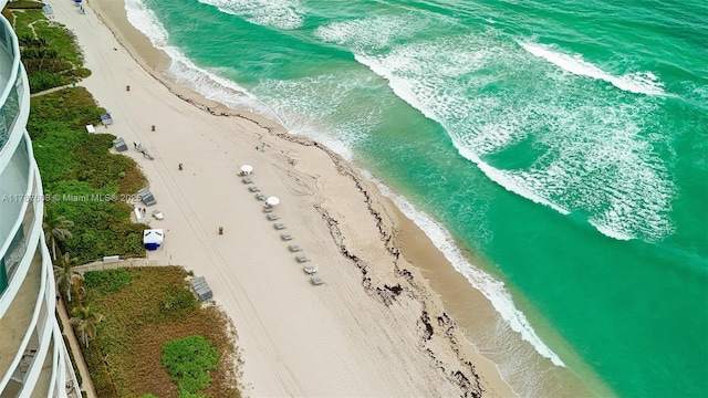 15901 Collins Ave Unit 2502, Sunny Isles Beach, FL 33160 - birds eye view of property with a view of the beach and a water view