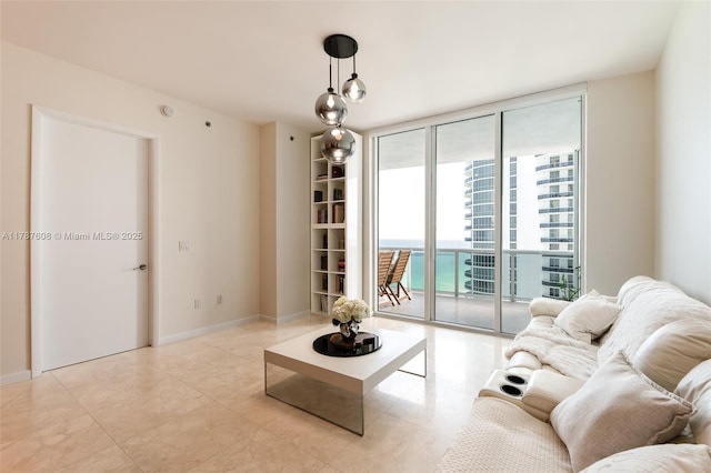 15901 Collins Ave Unit 2502, Sunny Isles Beach, FL 33160 - living room with floor to ceiling windows