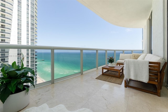 15901 Collins Ave Unit 2502, Sunny Isles Beach, FL 33160 - balcony with a water view