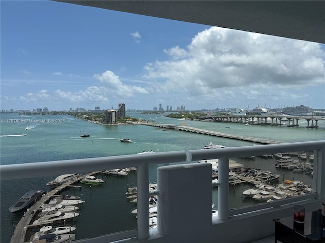 1717 N Bayshore Dr Unit A-1734, Miami, FL 33132 - water view with nearby urban area and numerous boat docks