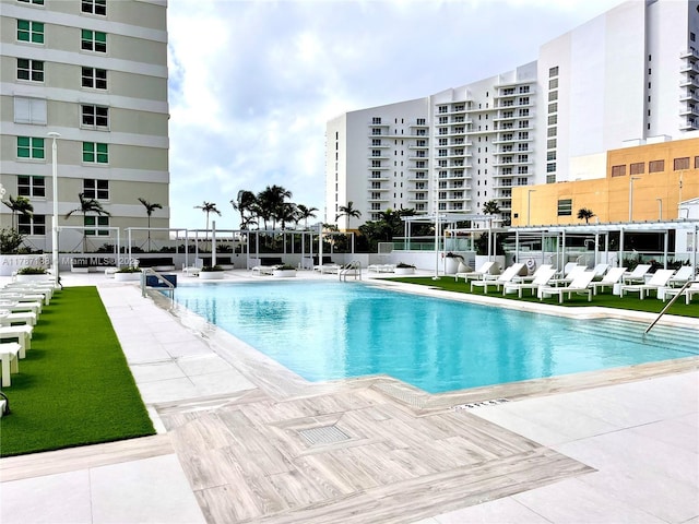 view of community pool