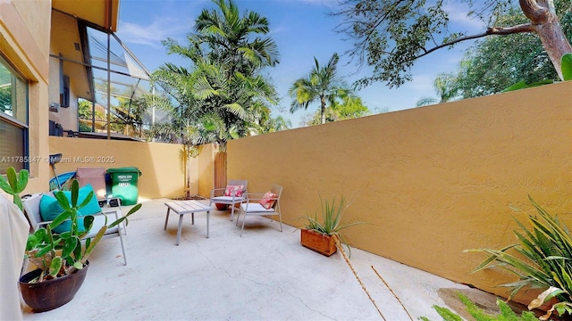 11282 SW 9th Ct, Pembroke Pines, FL 33025 - view of patio featuring fence