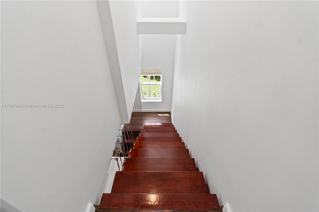 760 Meridian Ave Unit 1, Miami Beach, FL 33139 - stairs featuring baseboards