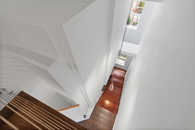 760 Meridian Ave Unit 1, Miami Beach, FL 33139 - stairway with wood finished floors