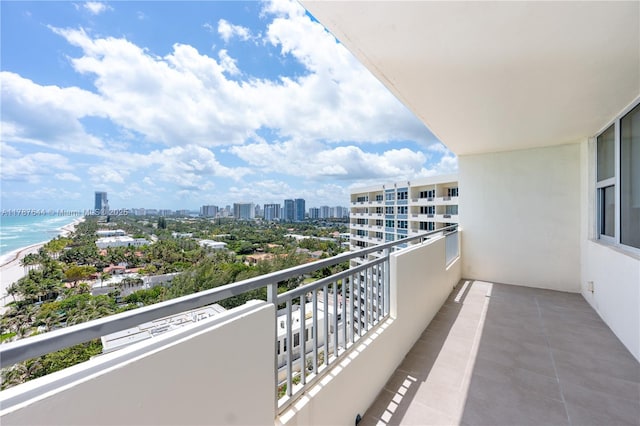 3180 S Ocean Dr Unit 1608, Hallandale Beach, FL 33009 - balcony featuring a city view