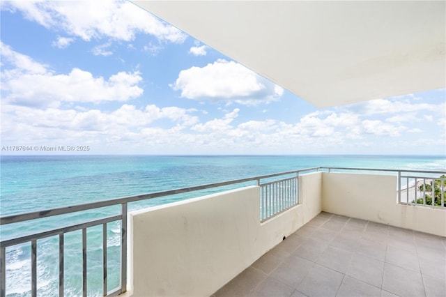 3180 S Ocean Dr Unit 1608, Hallandale Beach, FL 33009 - balcony featuring a water view