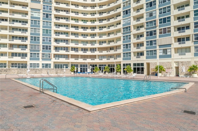 3180 S Ocean Dr Unit 1608, Hallandale Beach, FL 33009 - community pool featuring a patio