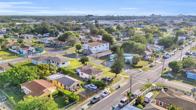 1301 NW 68th Ter, Miami, FL 33147 - birds eye view of property featuring a residential view