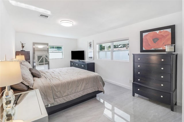 1990 NE 35th St, Lighthouse Point, FL 33064 - bedroom with baseboards and visible vents