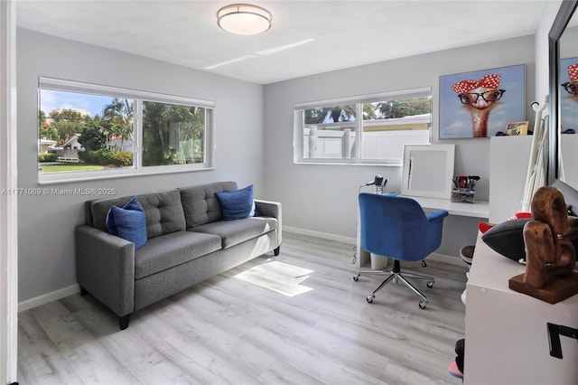 1990 NE 35th St, Lighthouse Point, FL 33064 - office space with wood finished floors and baseboards