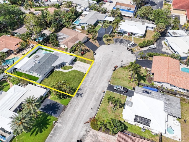 1990 NE 35th St, Lighthouse Point, FL 33064 - drone / aerial view featuring a residential view