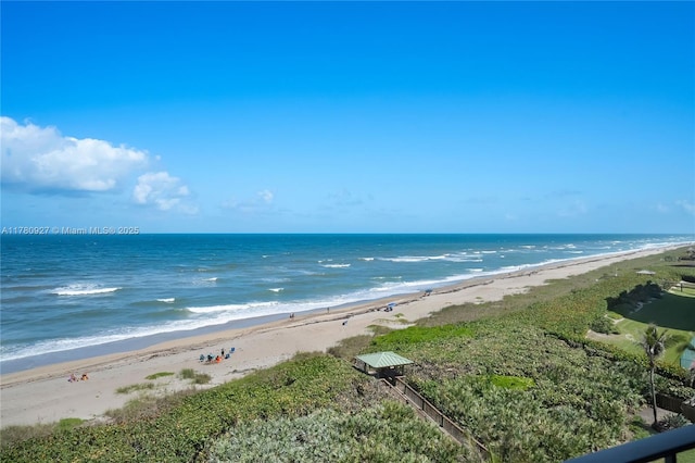 10000 S Ocean Dr Unit 703, Jensen Beach, FL 34957 - water view featuring nearby beach