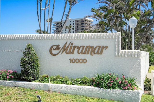 10000 S Ocean Dr Unit 703, Jensen Beach, FL 34957 - view of community sign