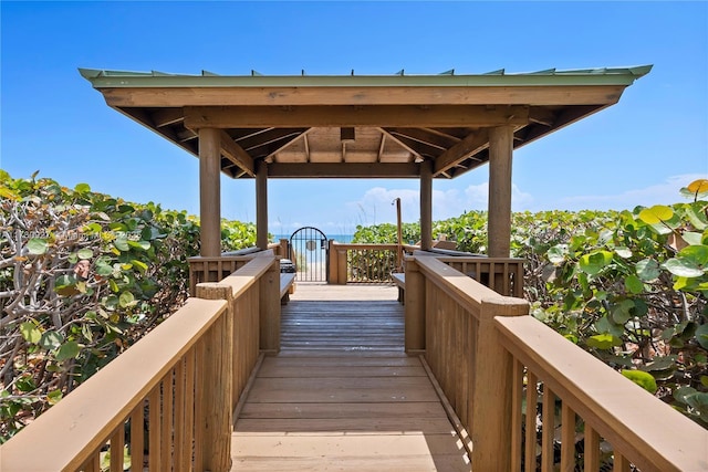 10000 S Ocean Dr Unit 703, Jensen Beach, FL 34957 - view of home's community featuring a gazebo