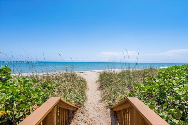 10000 S Ocean Dr Unit 703, Jensen Beach, FL 34957 - water view featuring local beach