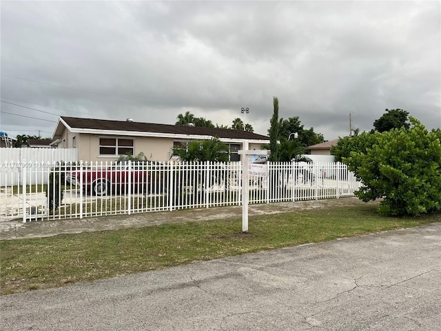 18714 SW 306th Ter, Homestead, FL 33030 - view of front of home featuring a fenced front yard and stucco siding