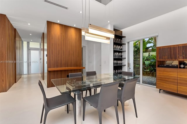 4039 Ventura Ave, Miami, FL 33133 - dining room with recessed lighting and visible vents