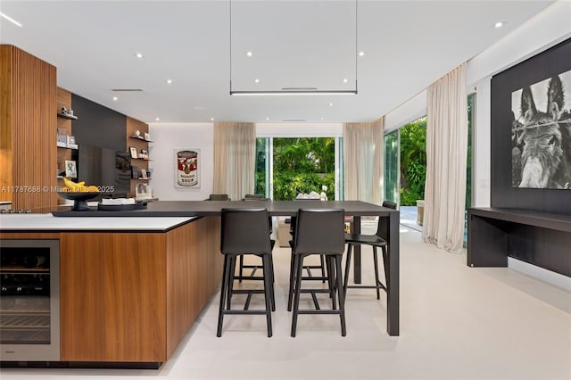 4039 Ventura Ave, Miami, FL 33133 - bar featuring beverage cooler and indoor wet bar