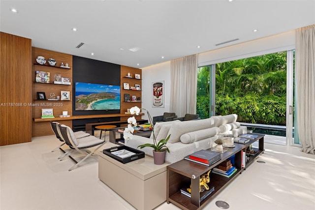 4039 Ventura Ave, Miami, FL 33133 - living room with visible vents and recessed lighting