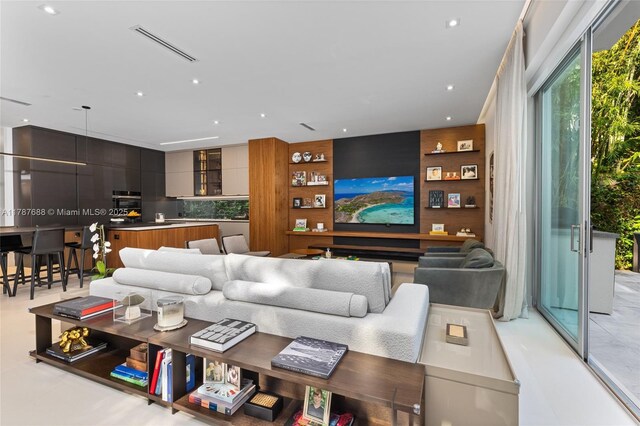 4039 Ventura Ave, Miami, FL 33133 - living room with recessed lighting and visible vents