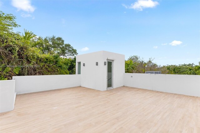 4039 Ventura Ave, Miami, FL 33133 - view of patio with a wooden deck