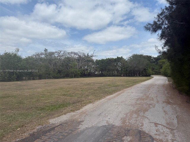 14275 SW 232nd St, Miami, FL 33170 - view of asphalt street with a forest view