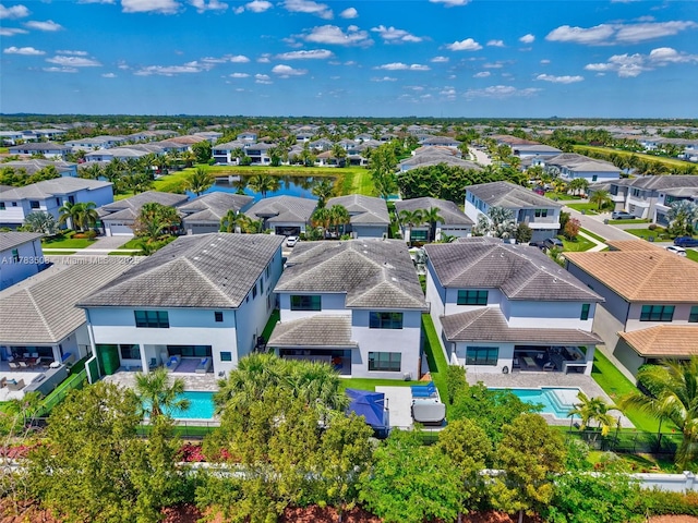 8608 Torrey Isles Ter, Boca Raton, FL 33496 - aerial perspective of suburban area featuring a pool area