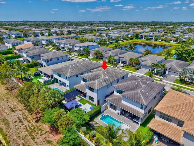 8608 Torrey Isles Ter, Boca Raton, FL 33496 - aerial view of residential area with a pool and a large body of water