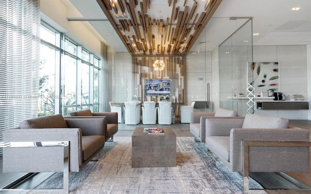lobby featuring visible vents