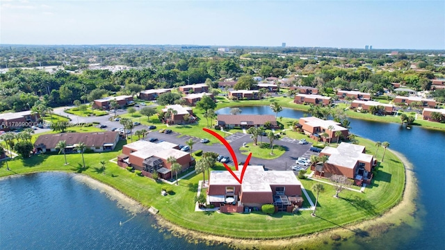 11914 SW 12th Ct, Davie, FL 33325 - aerial perspective of suburban area featuring a large body of water