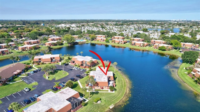 11914 SW 12th Ct, Davie, FL 33325 - aerial view of property's location featuring a large body of water and nearby suburban area