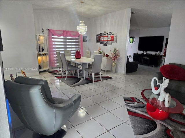 13061 SW 56th Ter, Miami, FL 33183 - interior space featuring a notable chandelier and vaulted ceiling