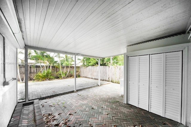621 Hudson Rd, West Palm Beach, FL 33405 - view of patio with a fenced backyard