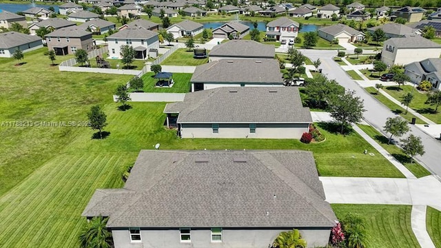 drone / aerial view featuring a residential view