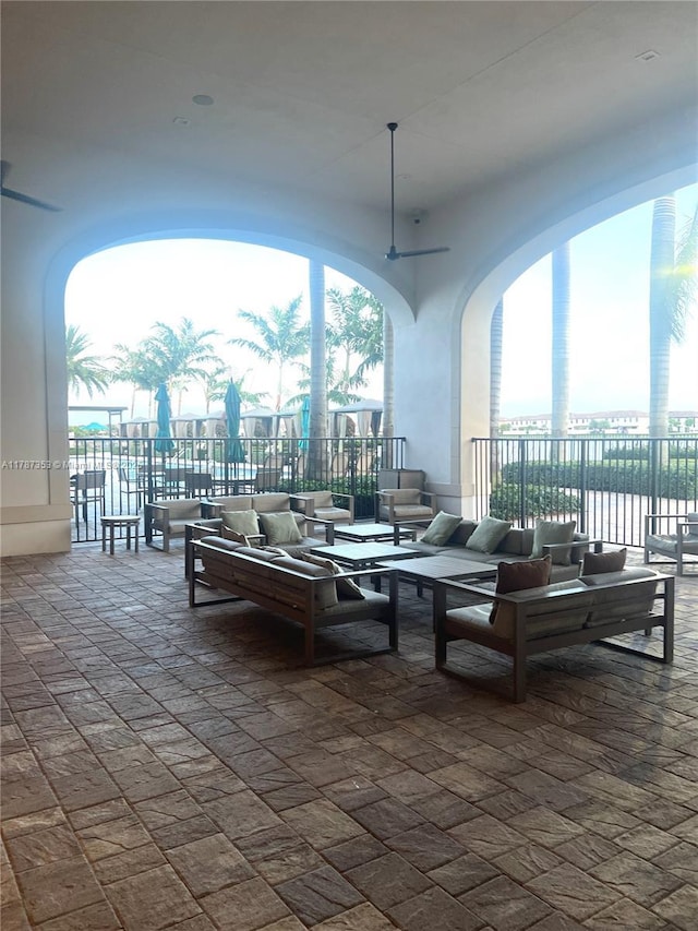 10315 W 32nd Ln, Hialeah, FL 33018 - view of patio with outdoor lounge area