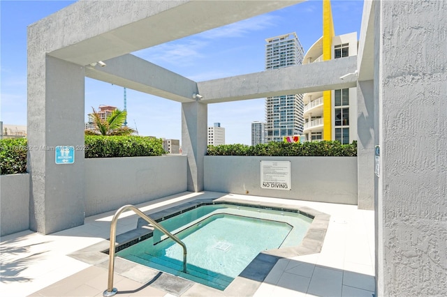 480 NE 30th St Unit 1807, Miami, FL 33137 - view of pool featuring a view of city