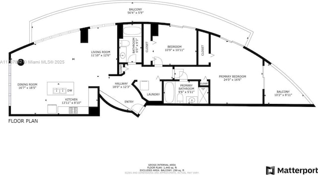 480 NE 30th St Unit 1807, Miami, FL 33137 - plan