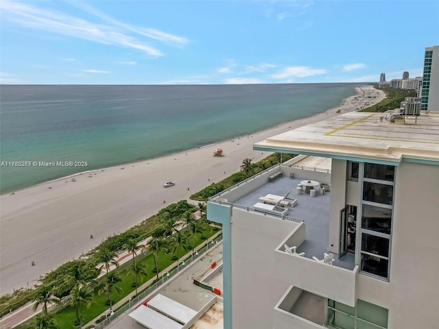 2899 Collins Ave Pha, Pha, Miami Beach, FL 33140 - aerial view with a beach view and a water view