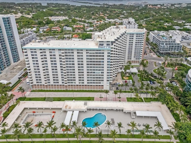 2899 Collins Ave Pha, Pha, Miami Beach, FL 33140 - aerial view with a city view and a water view