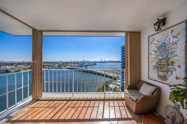 1865 79th St Phi, Csw, Phi, North Bay Village, FL 33141 - balcony with a water view and a city view