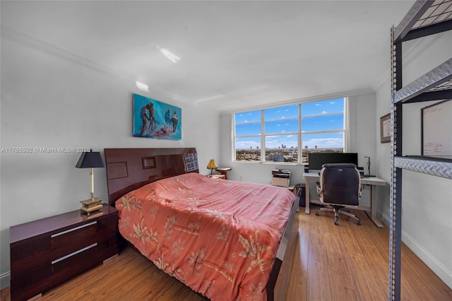 1865 79th St Phi, Csw, Phi, North Bay Village, FL 33141 - bedroom with wood finished floors, baseboards, and a desk