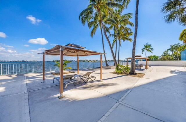 1865 79th St Phi, Csw, Phi, North Bay Village, FL 33141 - view of patio / terrace featuring a gazebo